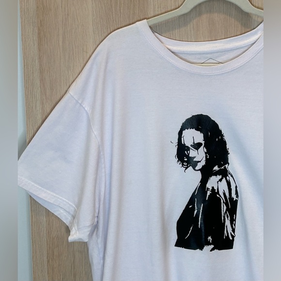 The Crow Men’s White Graphic Movie T Shirt Track 23 Design Size 3X Brandon Lee - Picture 2 of 13